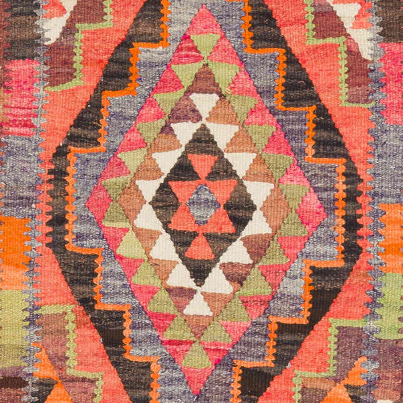 Vintage Tribal Kilim Runner - 2' 10" x 9' 10" (34" x 118") - K0077528