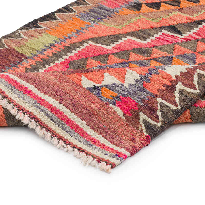 Vintage Tribal Kilim Runner - 2' 10" x 9' 10" (34" x 118") - K0077528