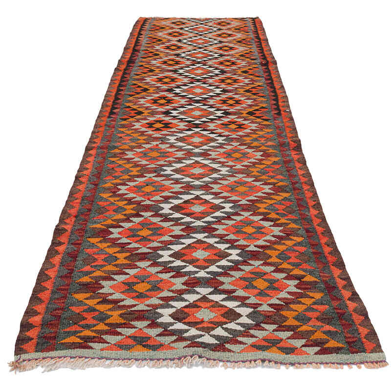 Alfombra Kilim Tribal Vintage - 89 cm x 320 cm - K0077529