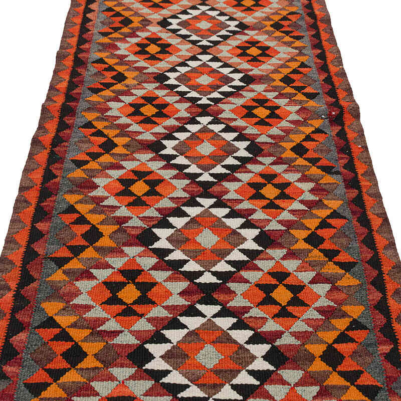 Alfombra Kilim Tribal Vintage - 89 cm x 320 cm - K0077529