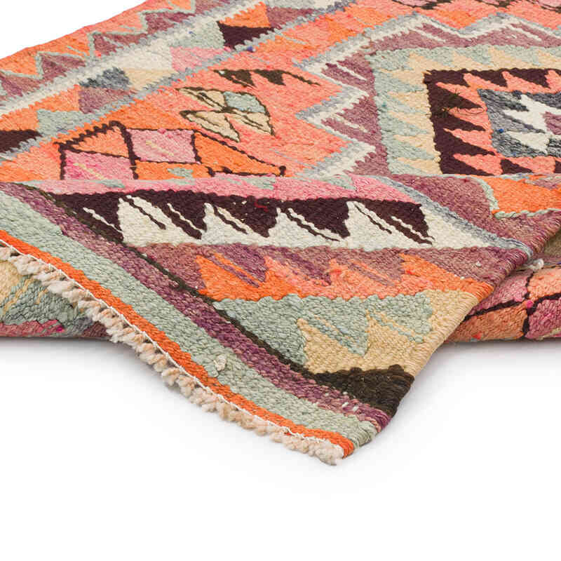 Vintage Anadolu Kilim Yolluk - 91 cm x 295 cm - K0077531