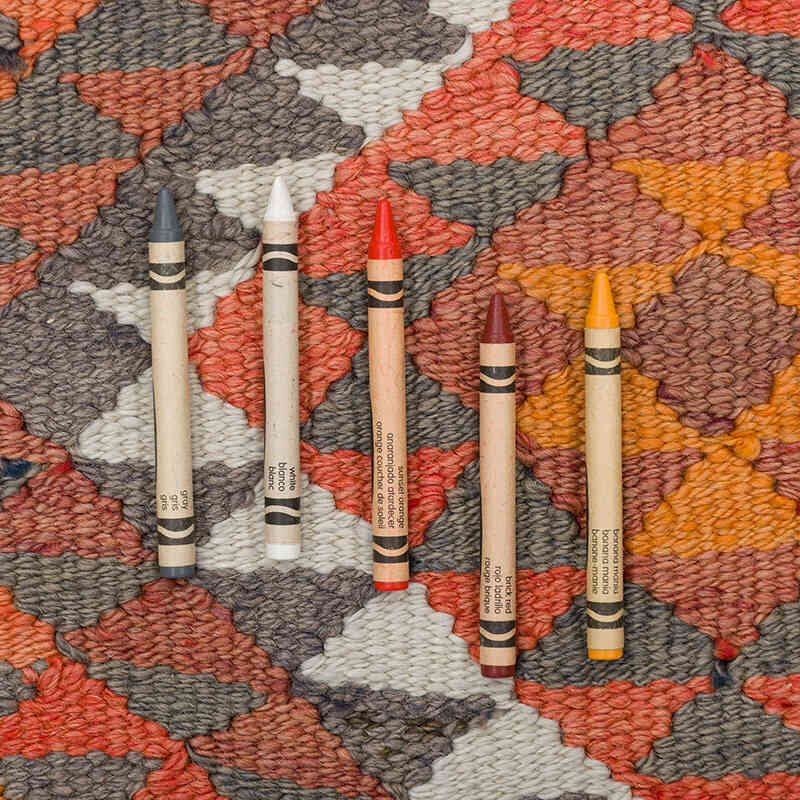 Vintage Tribal Kilim Runner - 3' 1" x 10' 10" (37" x 130") - K0077532
