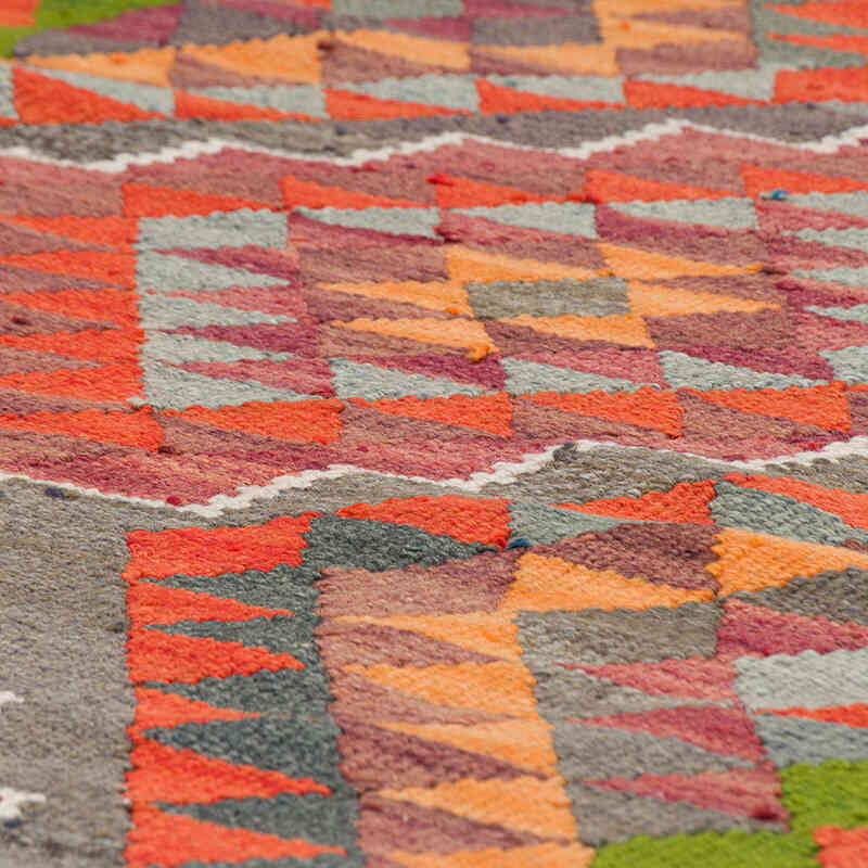 Vintage Tribal Kilim Runner - 2' 11" x 10' 2" (35" x 122") - K0077533