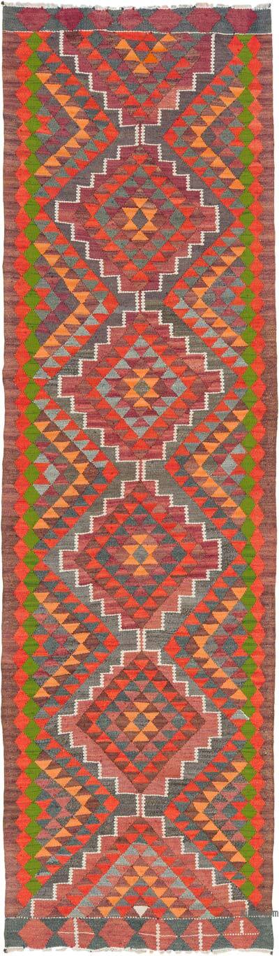 Vintage Anadolu Kilim Yolluk - 90 cm x 310 cm