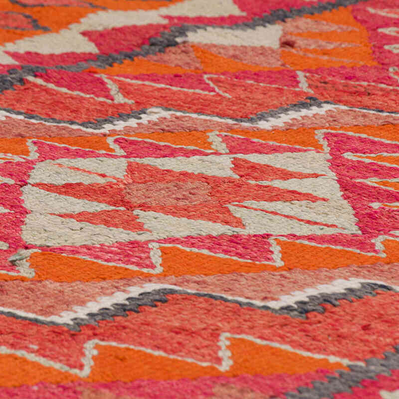 Vintage Tribal Kilim Runner - 3' 5" x 10' 6" (41" x 126") - K0077536