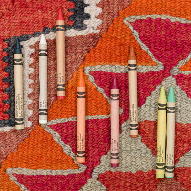 Vintage Tribal Kilim Runner - 3' 5" x 10' 6" (41" x 126") - K0077536