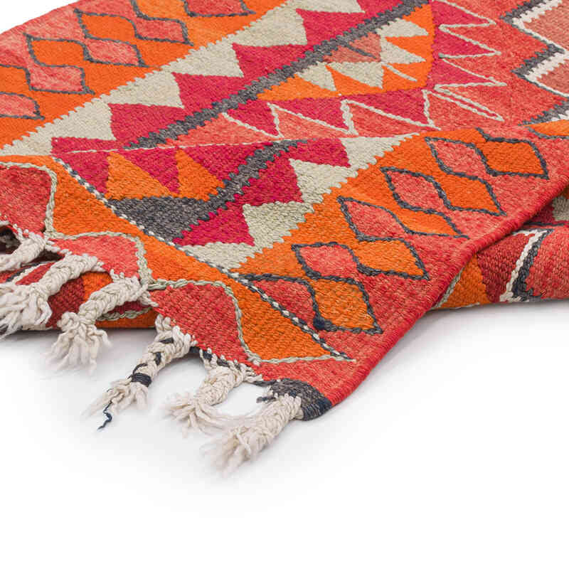 Vintage Tribal Kilim Runner - 3' 5" x 10' 6" (41" x 126") - K0077536