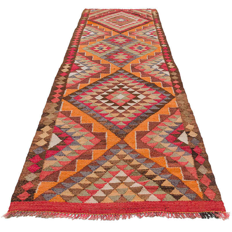 Alfombra Kilim Tribal Vintage - 90 cm x 320 cm - K0077542