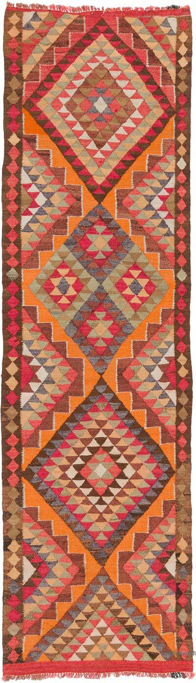 Alfombra Kilim Tribal Vintage - 90 cm x 320 cm