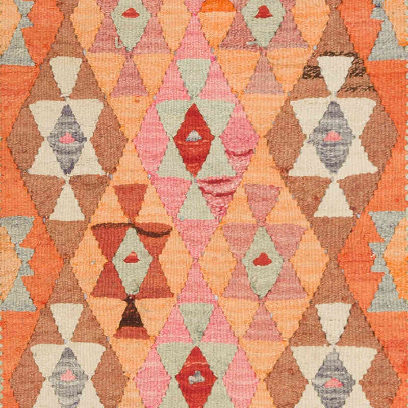 Alfombra Kilim Tribal Vintage - 92 cm x 323 cm - K0077544