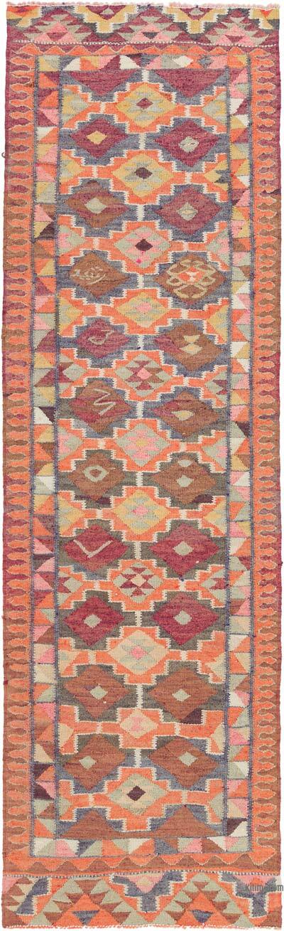 Vintage Anadolu Kilim Yolluk - 88 cm x 292 cm