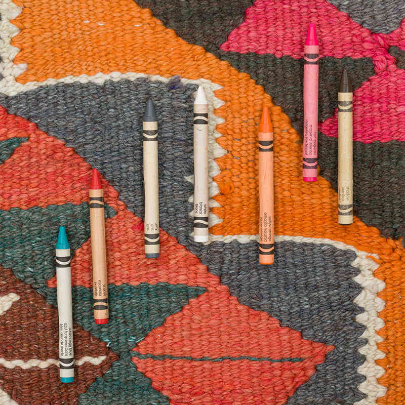 Vintage Anadolu Kilim Yolluk - 104 cm x 316 cm - K0077548