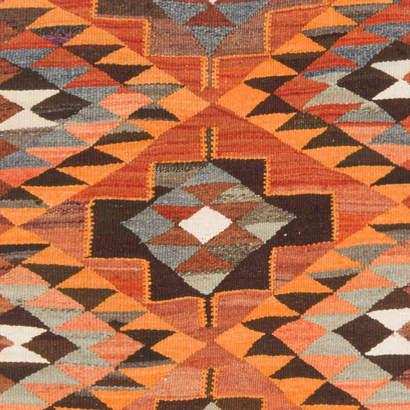 Alfombra Kilim Tribal Vintage - 88 cm x 315 cm - K0077549