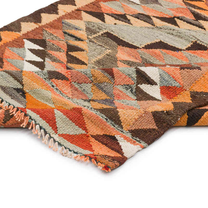 Alfombra Kilim Tribal Vintage - 88 cm x 315 cm - K0077549