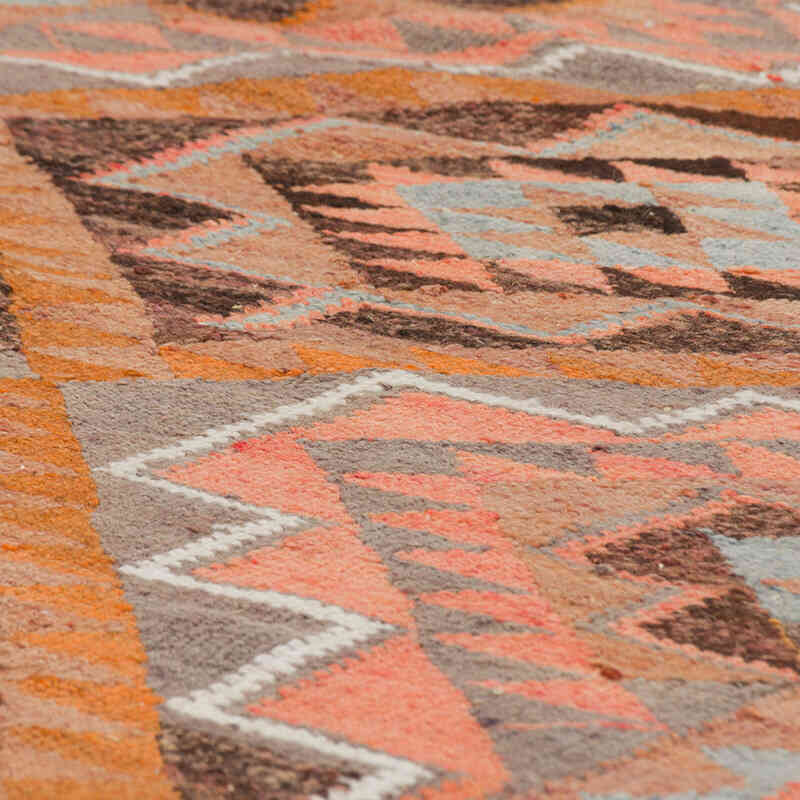 Vintage Tribal Kilim Runner - 3' 3" x 12' 6" (39" x 150") - K0077550