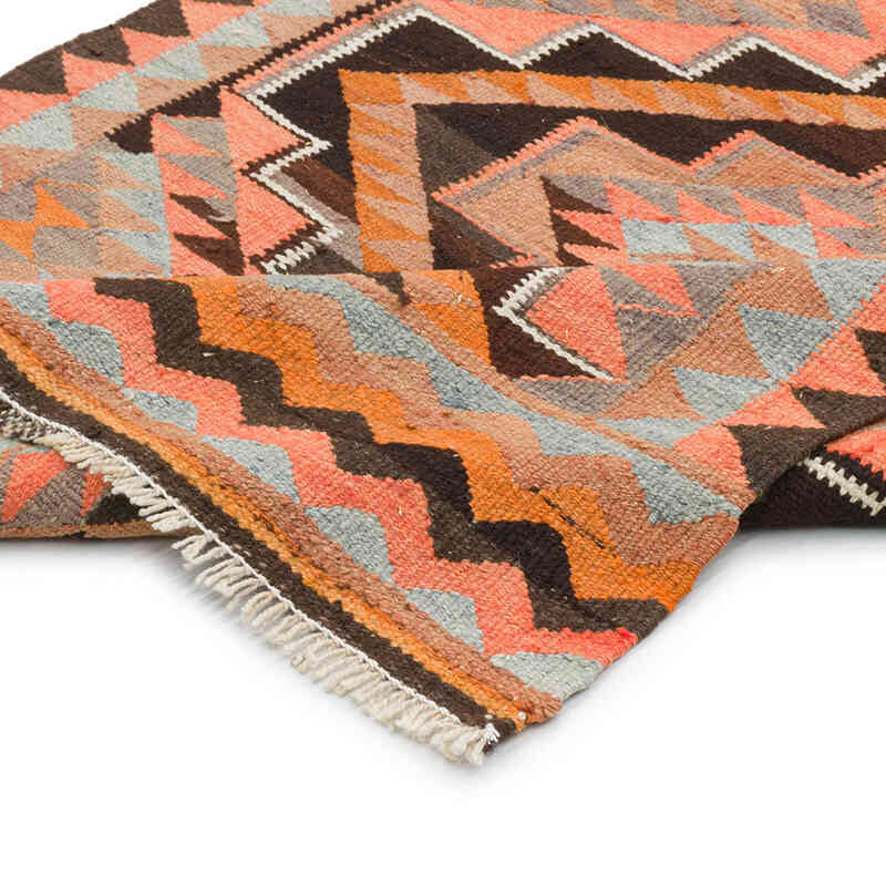 Vintage Tribal Kilim Runner - 3' 3" x 12' 6" (39" x 150") - K0077550