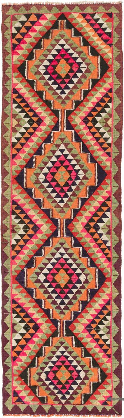 Vintage Anadolu Kilim Yolluk - 90 cm x 305 cm