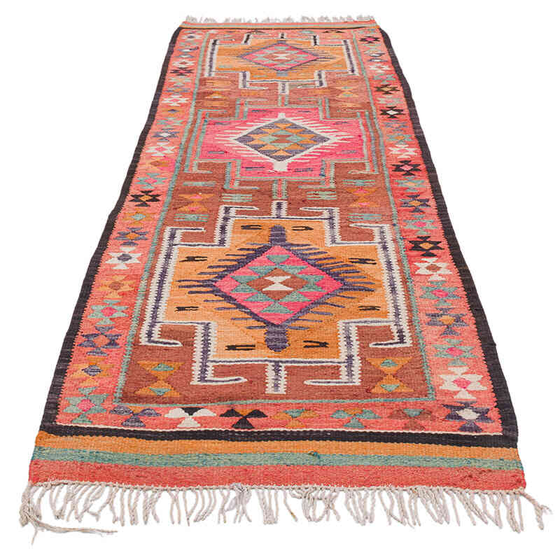 Vintage Anadolu Kilim Yolluk - 95 cm x 285 cm - K0077552