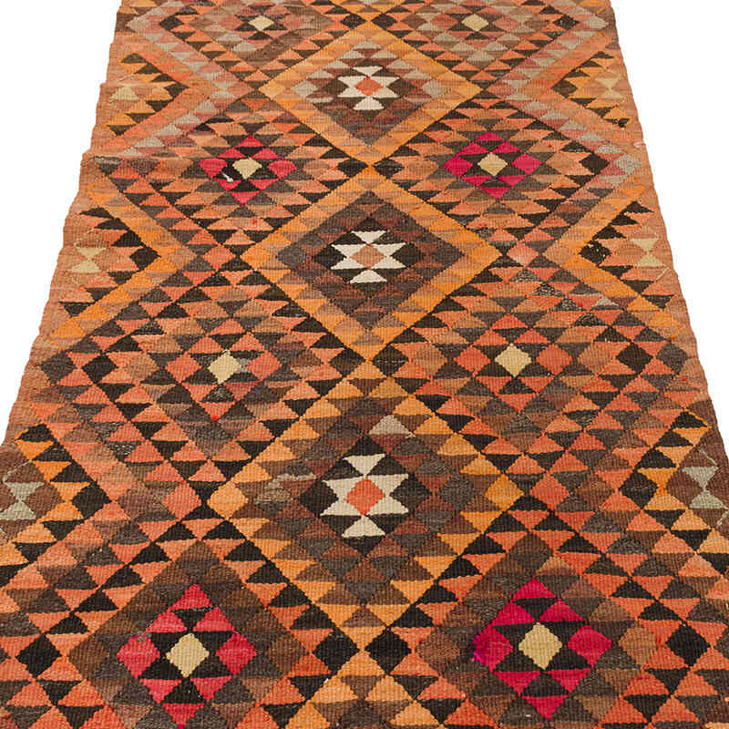 Alfombra Kilim Tribal Vintage - 91 cm x 300 cm - K0077553