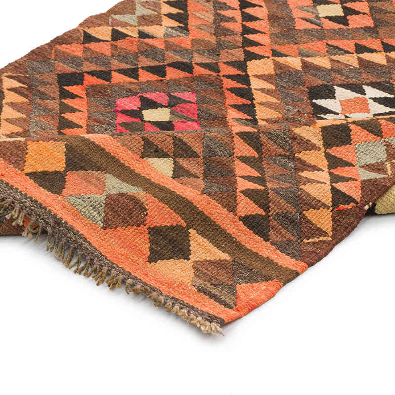 Alfombra Kilim Tribal Vintage - 91 cm x 300 cm - K0077553