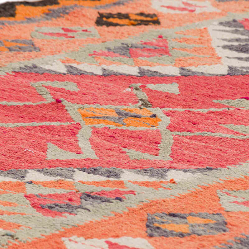Vintage Tribal Kilim Runner - 3' 2" x 11'  (38" x 132") - K0077556