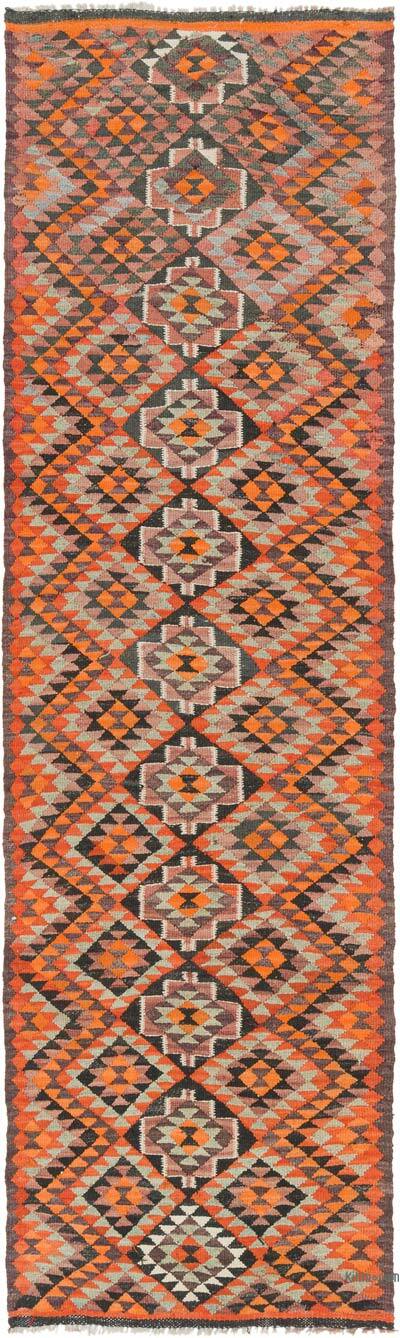 Vintage Tribal Kilim Runner - 3' 3" x 10' 11" (39" x 131")