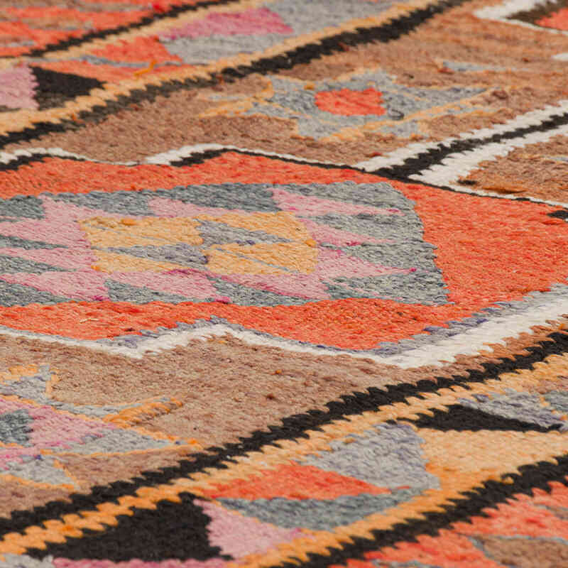 Vintage Tribal Kilim Runner - 3'  x 9' 5" (36" x 113") - K0077560