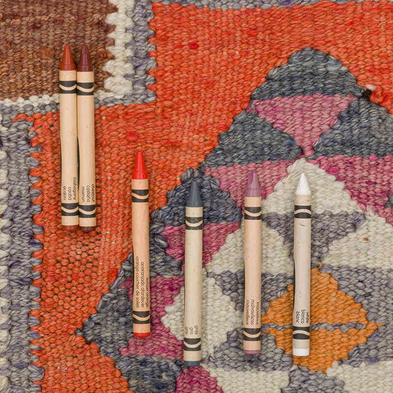 Vintage Tribal Kilim Runner - 3'  x 9' 5" (36" x 113") - K0077560