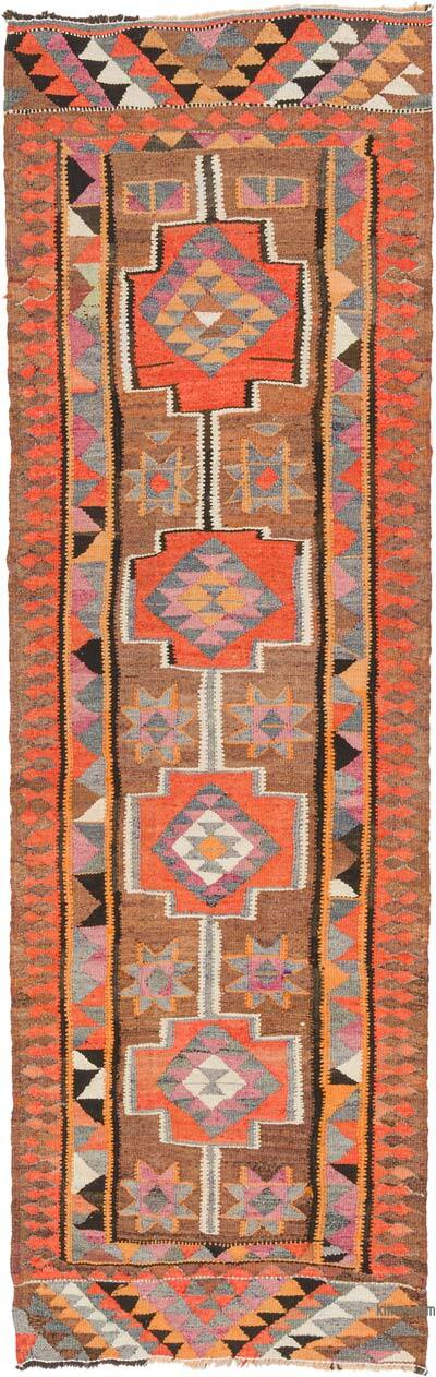 Vintage Tribal Kilim Runner - 3'  x 9' 5" (36" x 113")