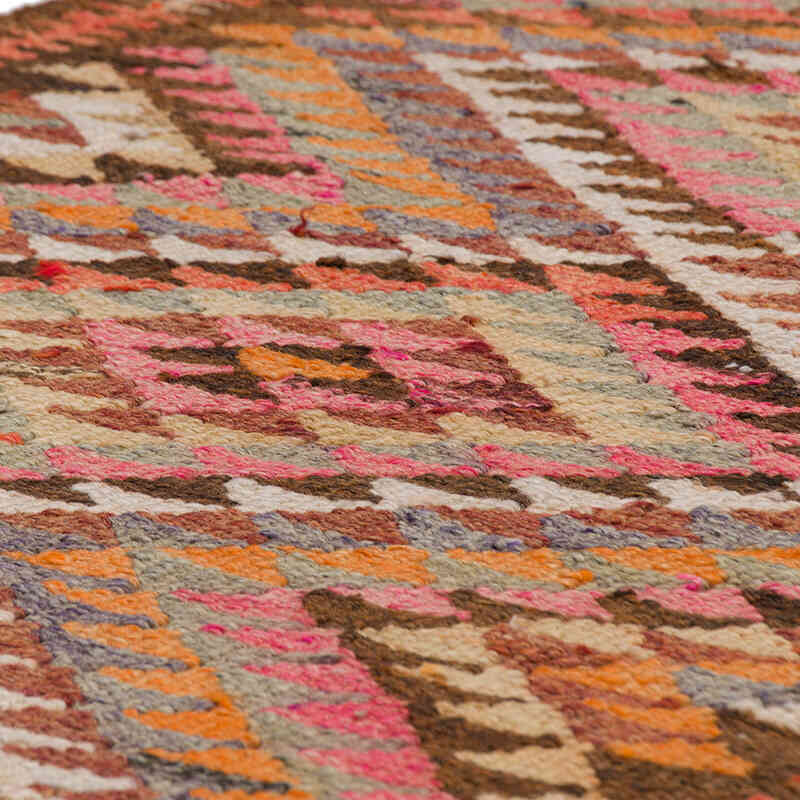 Vintage Tribal Kilim Runner - 2' 11" x 8' 10" (35" x 106") - K0077562