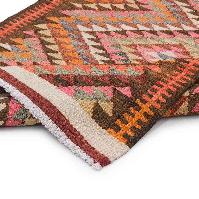 Vintage Tribal Kilim Runner - 2' 11" x 8' 10" (35" x 106") - K0077562