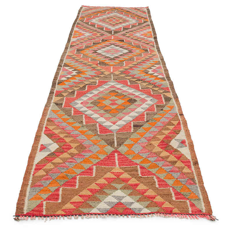 Alfombra Kilim Tribal Vintage - 83 cm x 320 cm - K0077564