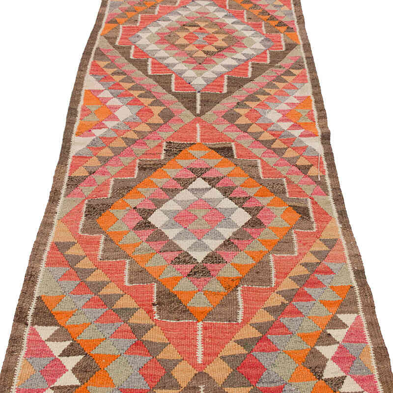 Alfombra Kilim Tribal Vintage - 83 cm x 320 cm - K0077564