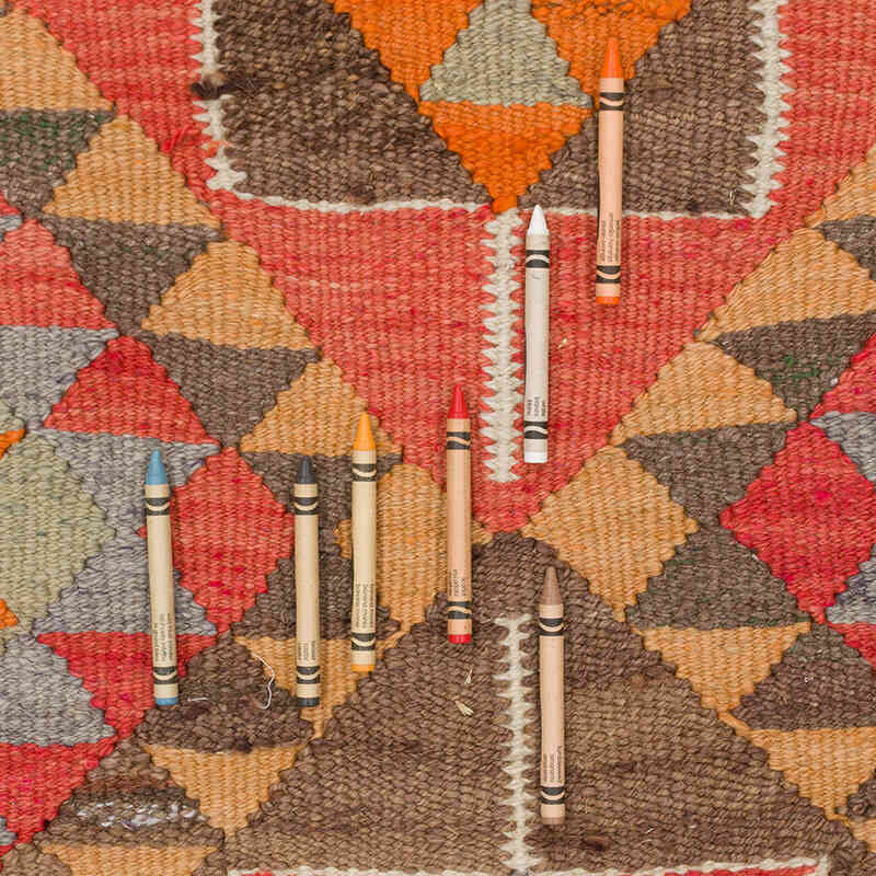 Alfombra Kilim Tribal Vintage - 83 cm x 320 cm - K0077564