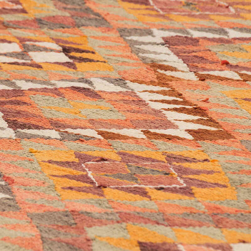 Vintage Herki Kilim Runner - 2' 9" x 9' 7" (33" x 115") - K0077566