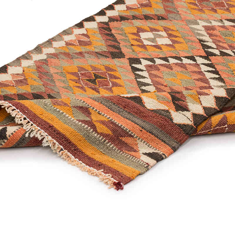 Vintage Herki Kilim Runner - 2' 9" x 9' 7" (33" x 115") - K0077566