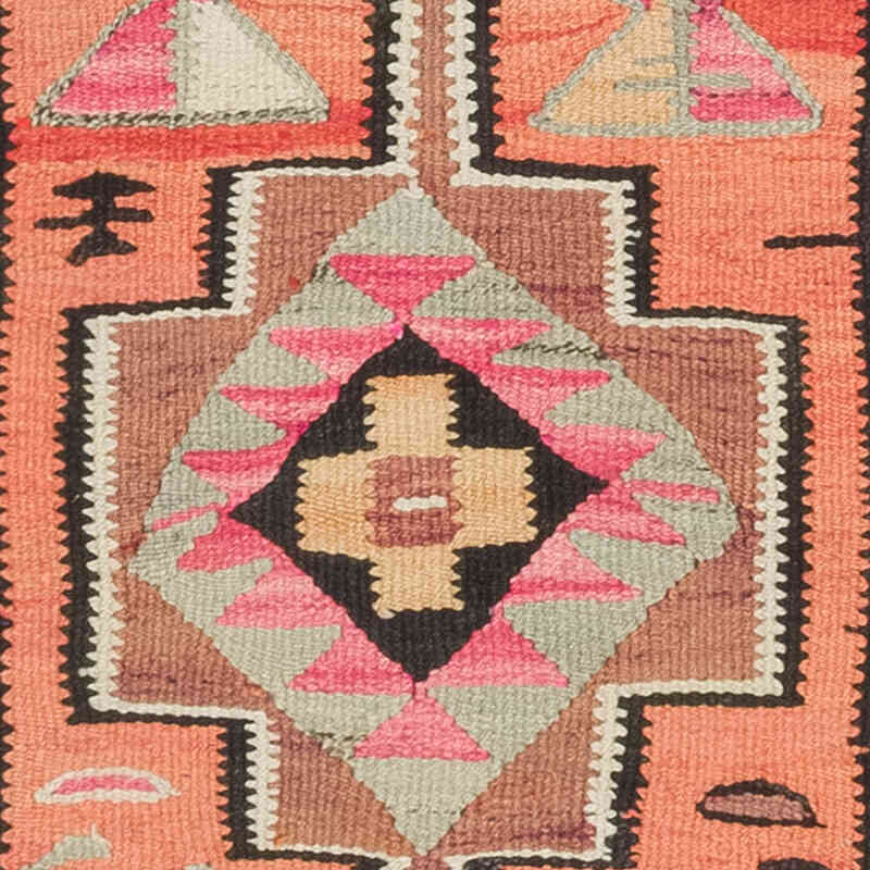 Vintage Herki Kilim Yolluk - 90 cm x 290 cm - K0077568