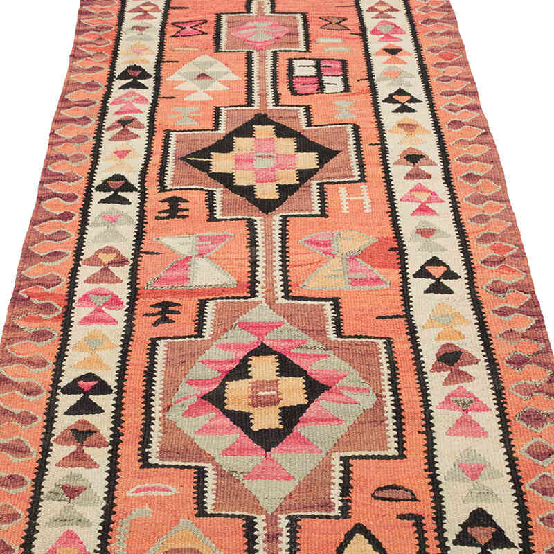 Vintage Herki Kilim Yolluk - 90 cm x 290 cm - K0077568