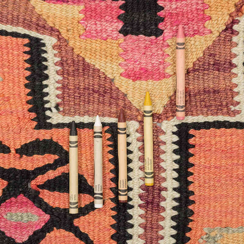 Vintage Herki Kilim Yolluk - 90 cm x 290 cm - K0077568