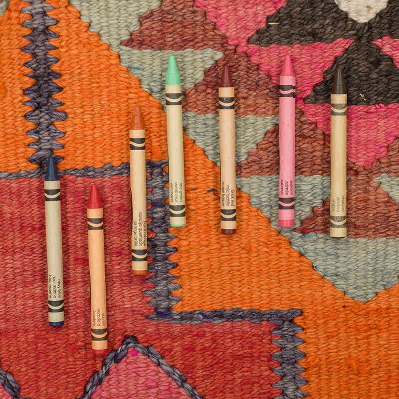 Corredor Vintage Herki Kilim - 105 cm x 335 cm - K0077570