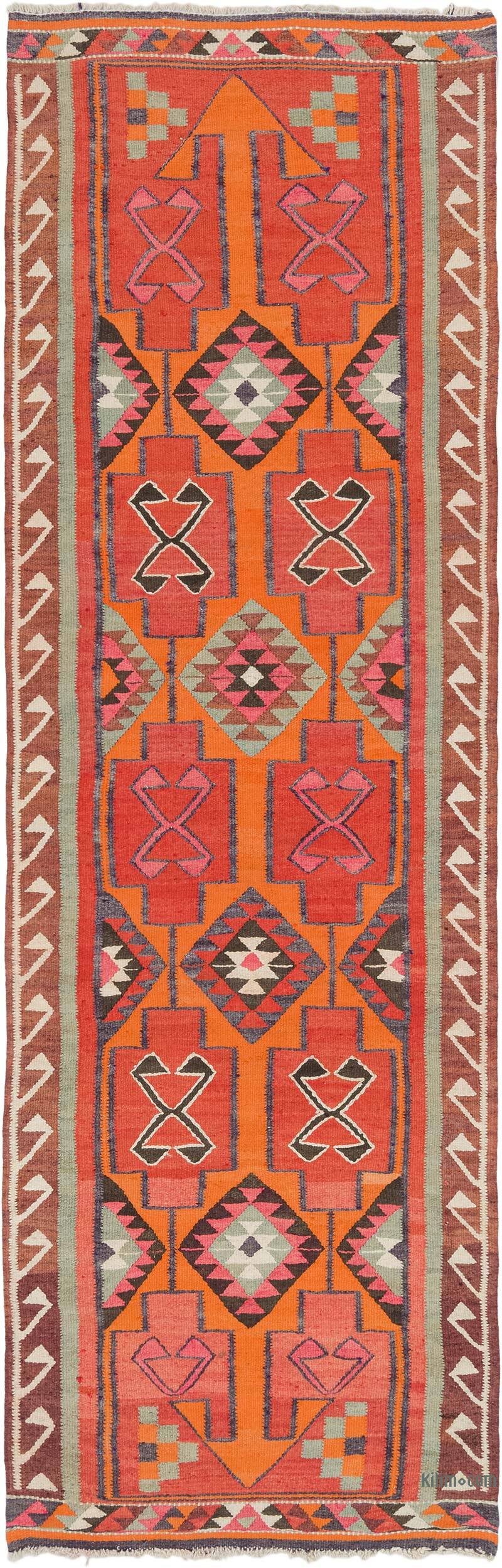 Corredor Vintage Herki Kilim - 105 cm x 335 cm - K0077570