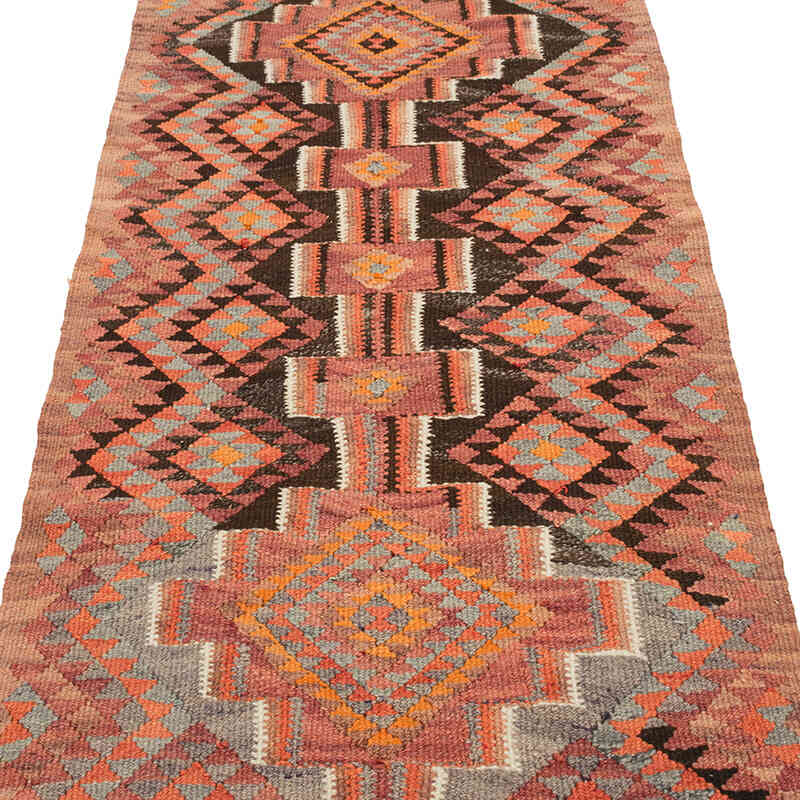 Corredor Vintage Herki Kilim - 87 cm x 290 cm - K0077572