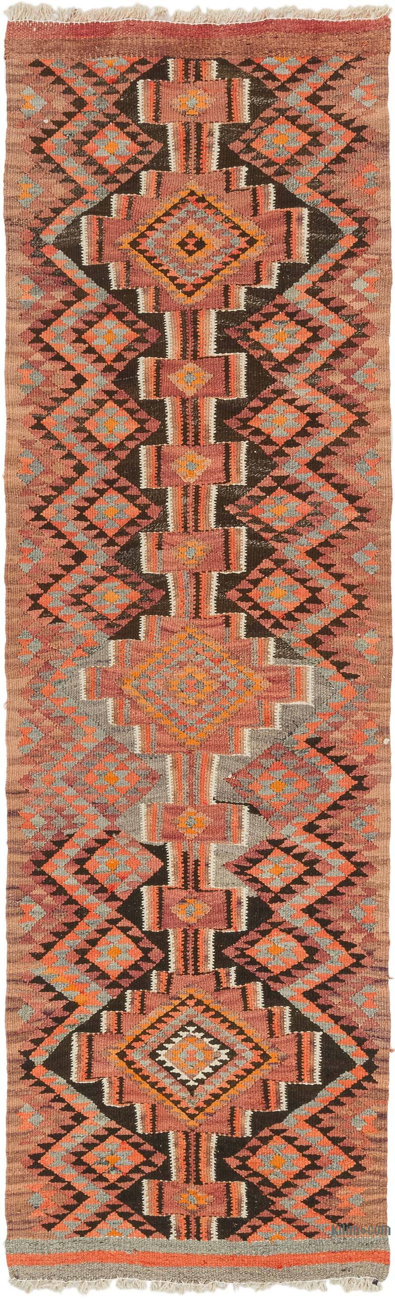 Corredor Vintage Herki Kilim - 87 cm x 290 cm - K0077572