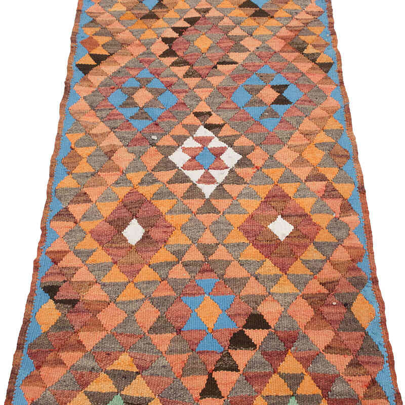 Corredor Vintage Herki Kilim - 78 cm x 275 cm - K0077573