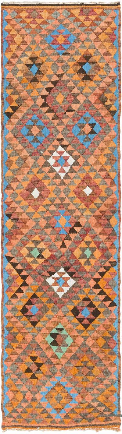 Vintage Herki Kilim Yolluk - 78 cm x 275 cm