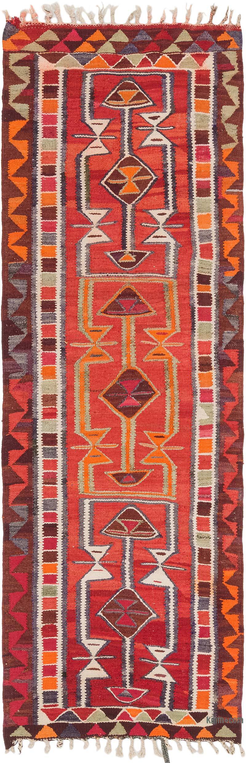 Corredor Vintage Herki Kilim - 97 cm x 300 cm - K0077575