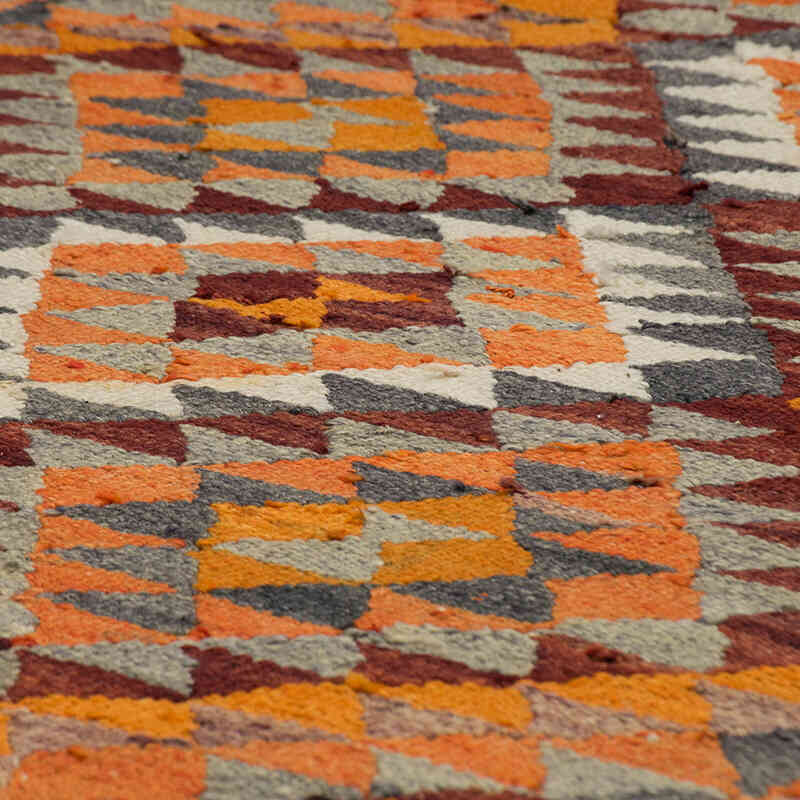Vintage Herki Kilim Runner - 2' 11" x 11' 7" (35" x 139") - K0077576
