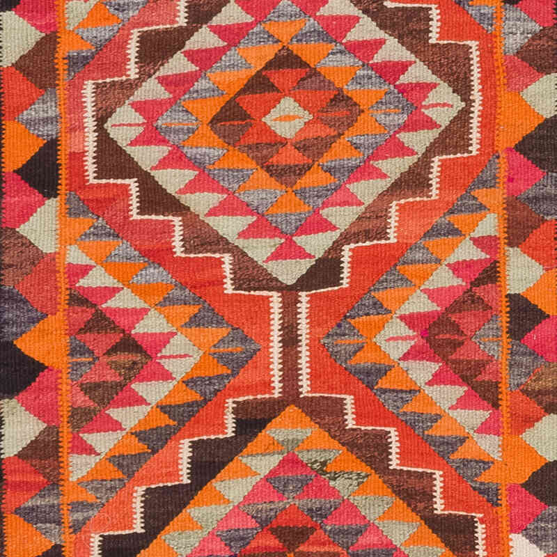 Vintage Herki Kilim Yolluk - 93 cm x 320 cm - K0077577