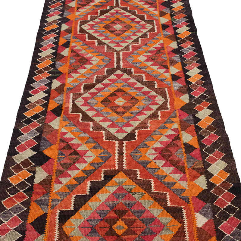 Vintage Herki Kilim Yolluk - 93 cm x 320 cm - K0077577
