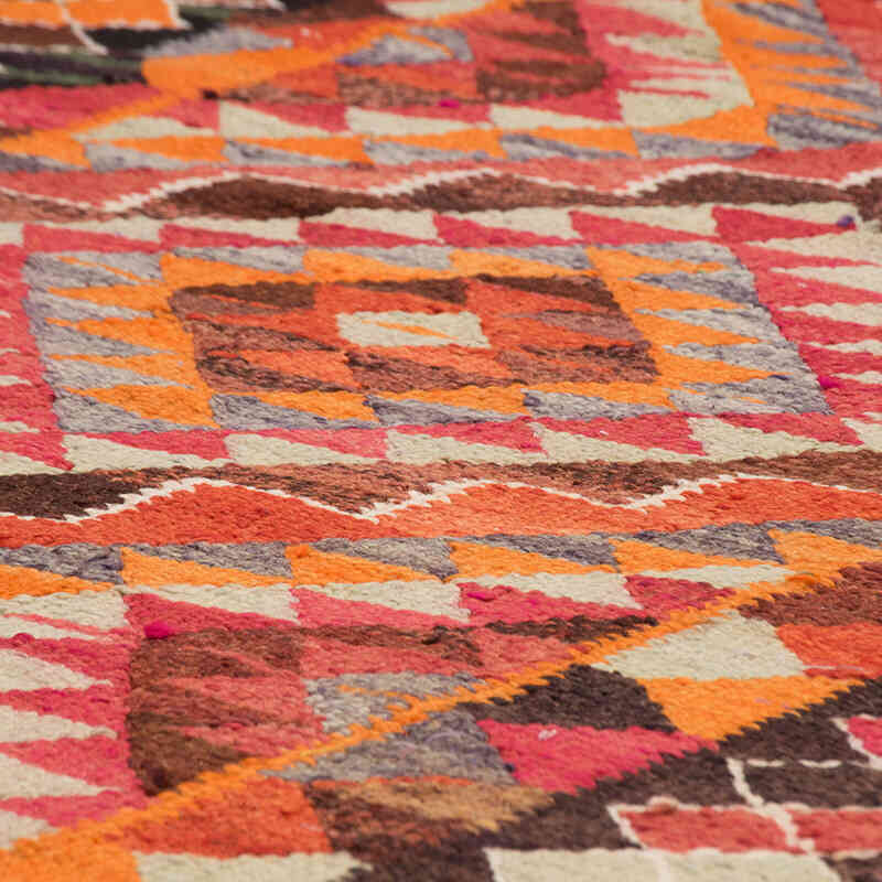 Vintage Herki Kilim Yolluk - 93 cm x 320 cm - K0077577